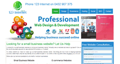 Desktop Screenshot of 123internet.com.au